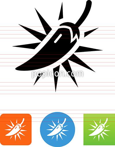 400x511 Hot Pepper Icon