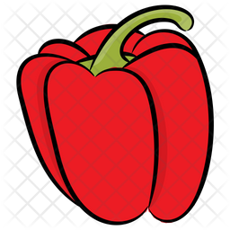 256x256 Bell Pepper Icon Of Doodle Style