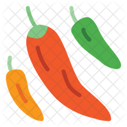 256x256 Chili Pepper Icon Of Flat Style