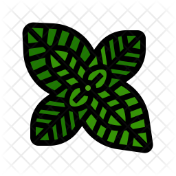 256x256 Peppermint Icon Of Colored Outline Style
