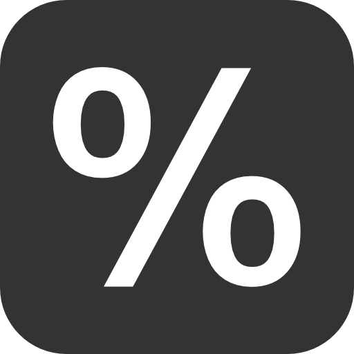 512x512 Percentage Icon