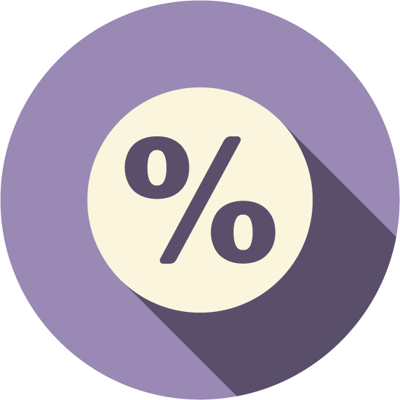 572x572 Percentage Icon