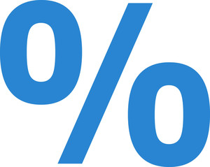 300x239 Percentage Simplicity Icon Royalty Free Stock Image