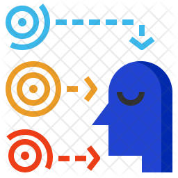256x256 Perception Icon Of Flat Style