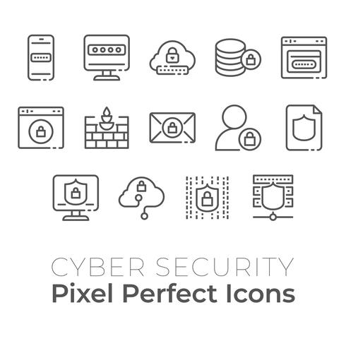 Cyber Security Technolog Icons Set Pixel Perfect Icon 490x490 Cyber Security Technolog Icons Set Pixel Perfect Icon