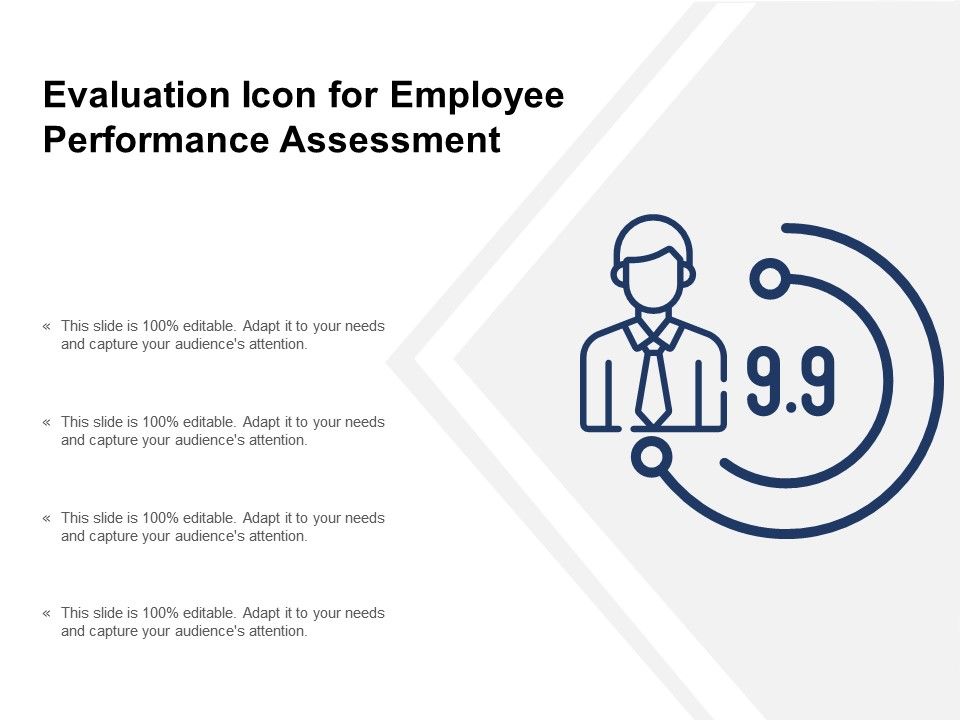 960x720 Evaluation Icon For Employee Performance Assessment Powerpoint