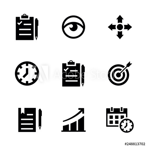 500x500 Performance Management Icon Set