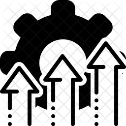 256x256 Performance Management Icon Of Glyph Style