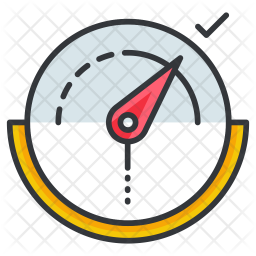 256x256 Performance Management Icon Of Colored Outline Style