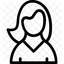 256x256 Actress Icon Of Line Style