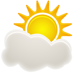 256x256 Sunny Period Icon Weather Iconset Custom Icon Design