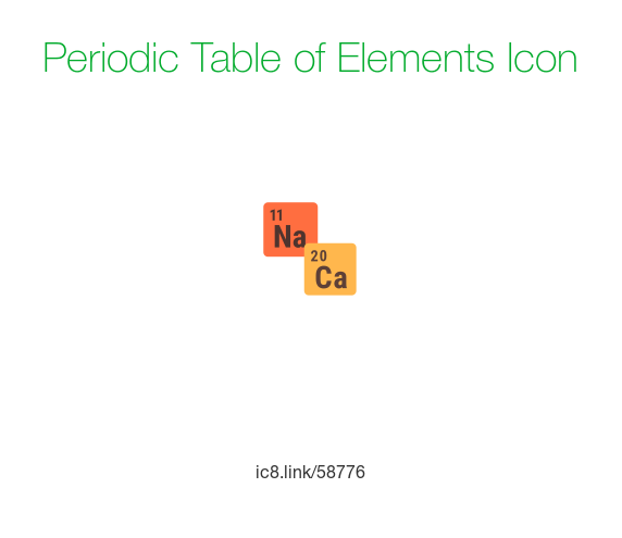 572x495 Periodic Table Of Elements Icon
