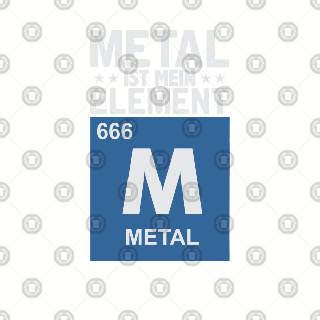 630x630 Metal Is My Element Periodic Table Icon Gift