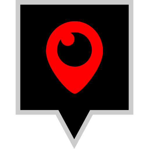 512x512 Periscope Logo Icon Of Flat Style