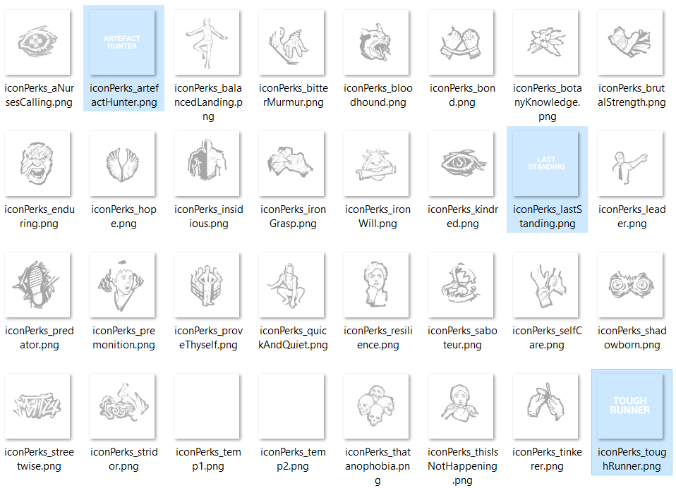 958x692 Found These In My Dbd Perk Icon Folder Anyone Know What They Are