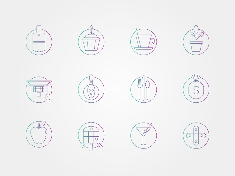800x600 Job Perks Icon Set