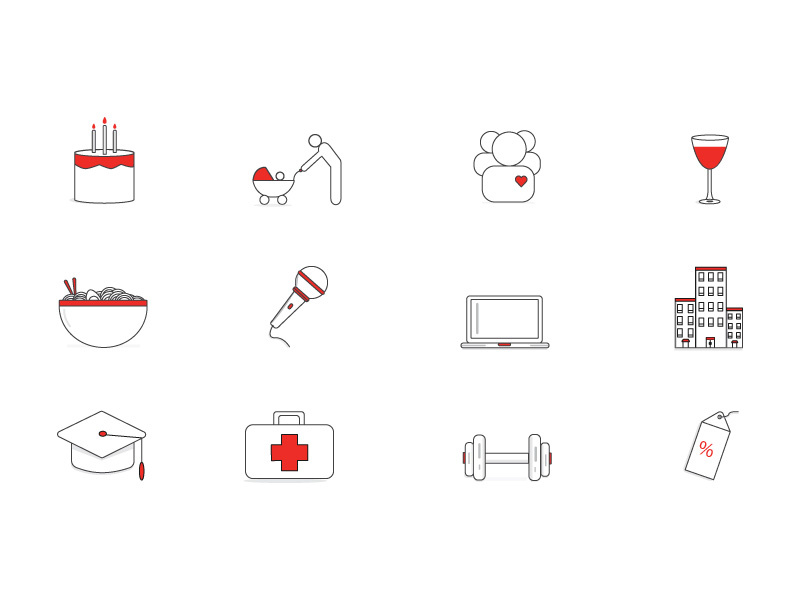 800x600 Career Perks Icon Set