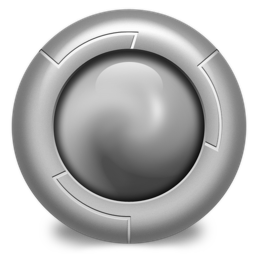 256x256 Grey Chrome Perl Icon