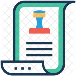 256x256 Permit Icon Of Colored Outline Style