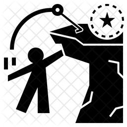 256x256 Perseverance Icon Of Glyph Style