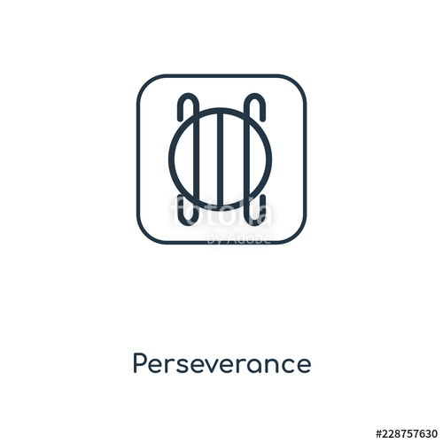 500x500 Perseverance Icon Vector Stock Image And Royalty Free Vector