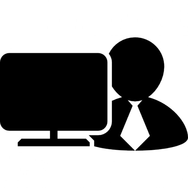 626x626 Images Of Person At Computer Icon