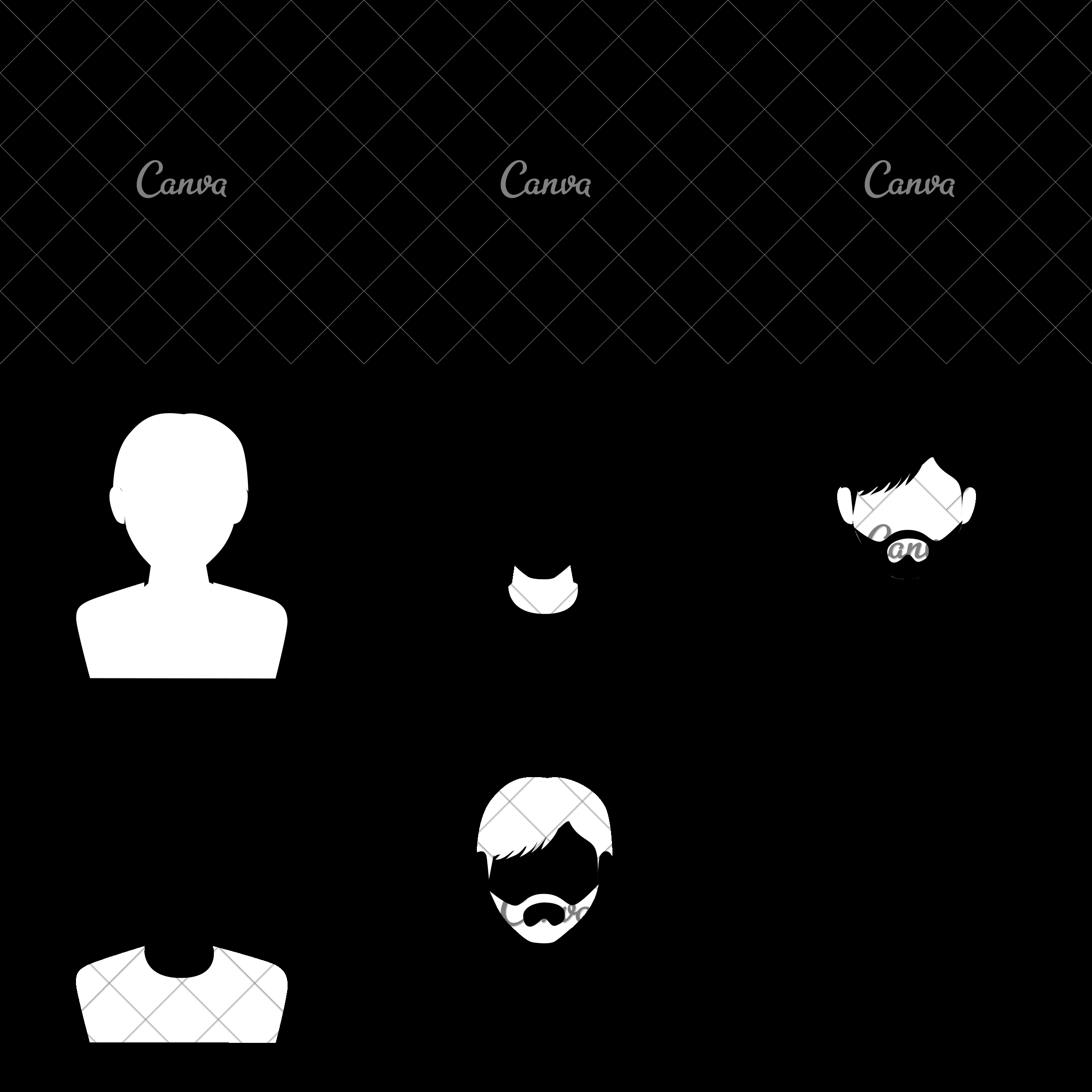 2400x2400 Man Guy Boy Person Beard Face Head Icon Vector Graphic