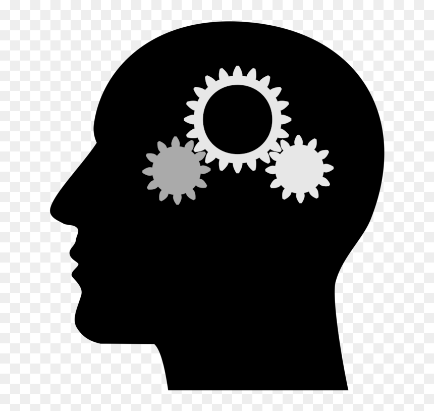 860x814 Silhouette Thinking Person Clipart, Hd Png Download