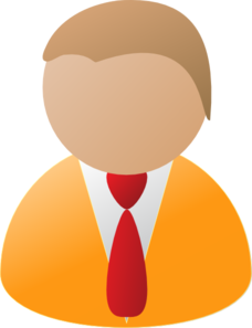 228x297 Teamstijl Person Icon Orange Clip Art