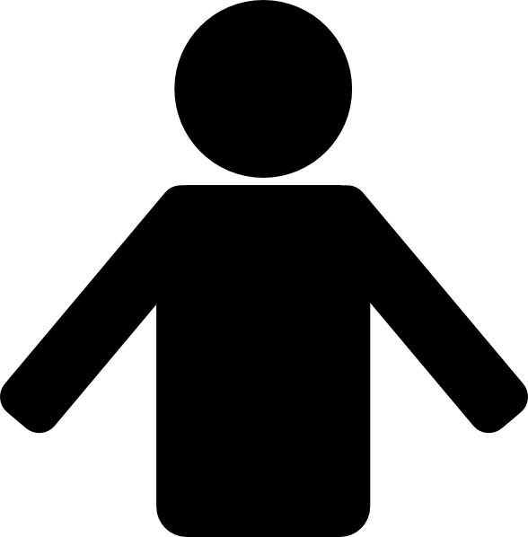 588x598 Clipart Person Symbol, Clipart Person Symbol Transparent Free