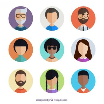 350x350 Person Icon Design Free Download