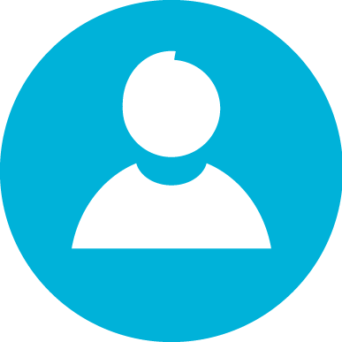 387x387 Person Blue Icon Free