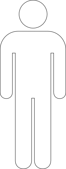 228x585 Man Icon Clip Art
