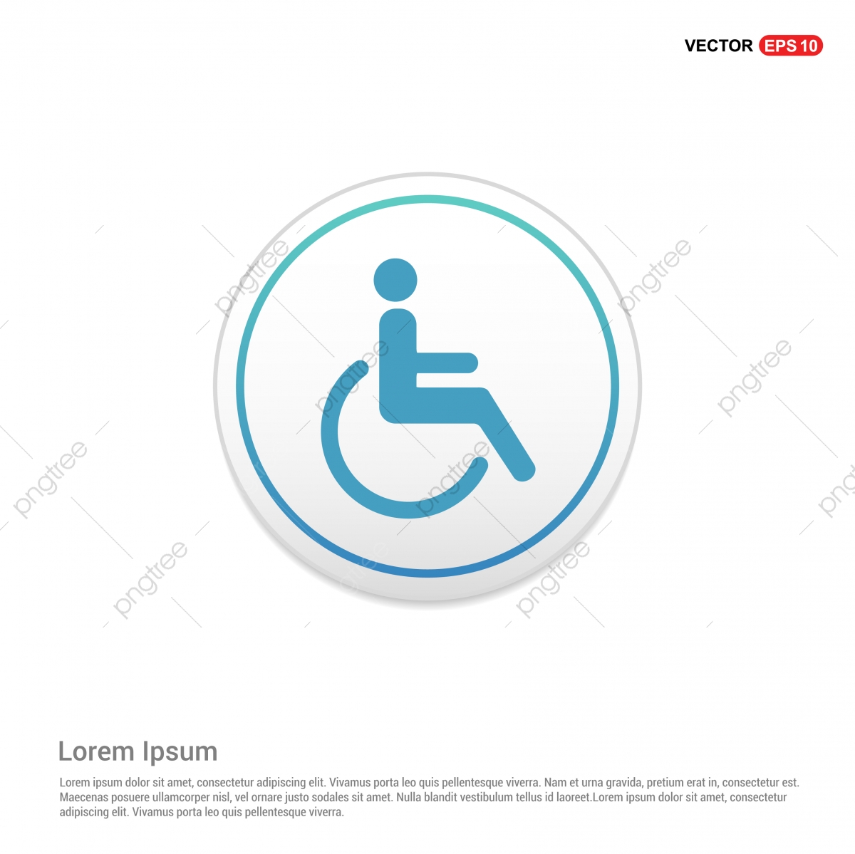 1200x1199 Disabled Person Icon White Circle Button, Border, Care, Content