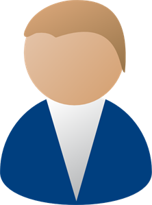 222x299 Person Icon Blue No Tie Png, Clip Art For Web