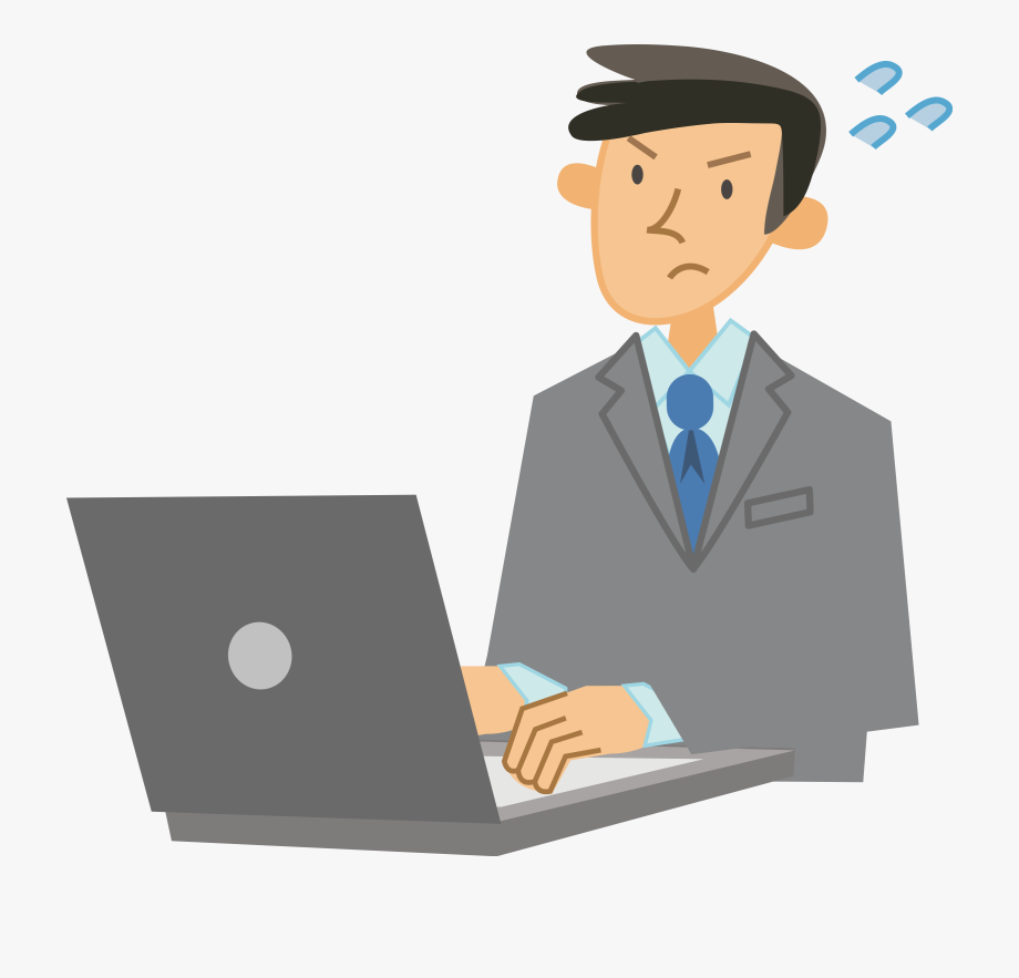 Person On Computer Icon at Vectorified.com | Collection of Person On ...