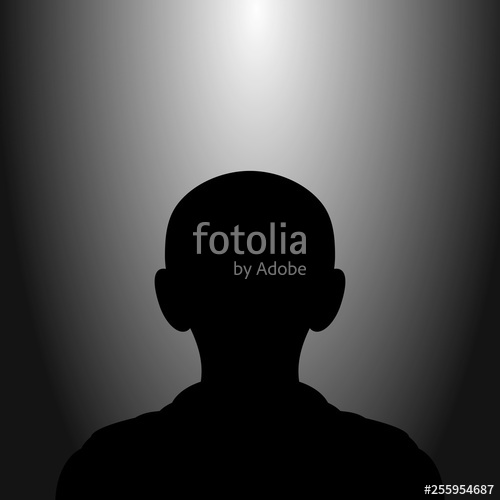 500x500 Default Avatar Silhouette Child Profile Icon Illustration