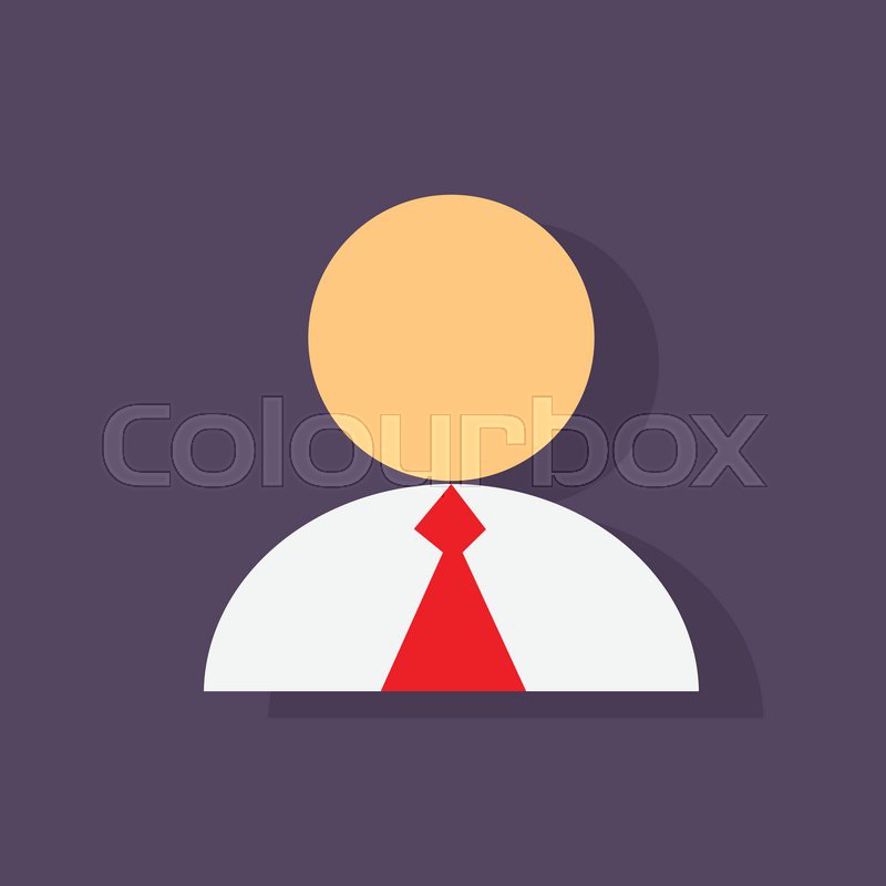 800x800 Person Profile Icon Flat Design Vector Stock Vector Colourbox