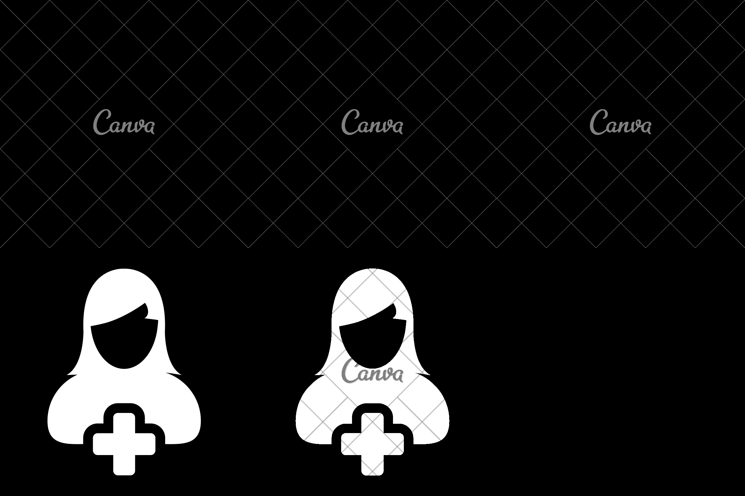 2400x1600 Profile Icon Vector Female Add User Person Avatar With Plus Symbol