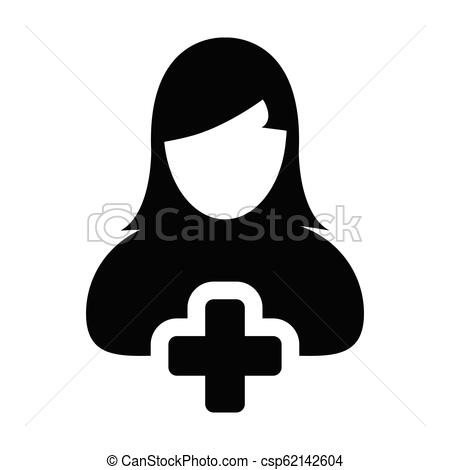 450x470 Profile Icon Vector Female Add User Person Avatar With Plus Symbol