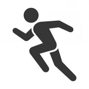 300x300 Person Running Icon Design Vector Catchsplace