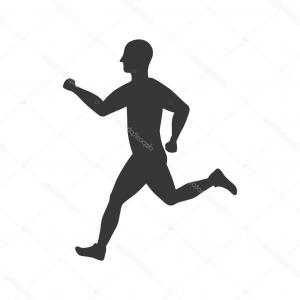 300x300 Person Running Icon Design Vector Hoodamathrun