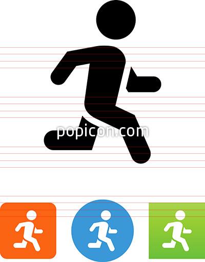 400x511 Person Running Icon