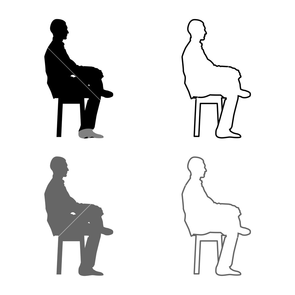 1000x1000 Man Sitting Pose Young Man Sits On A Chair With His Leg Thrown