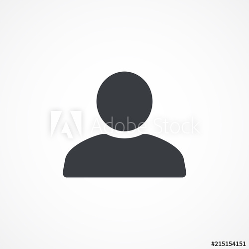 500x500 User Icon Human Person Silhouette Avatar Icon Web User Symbol