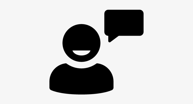 820x443 User Talking With Speech Bubble Vector