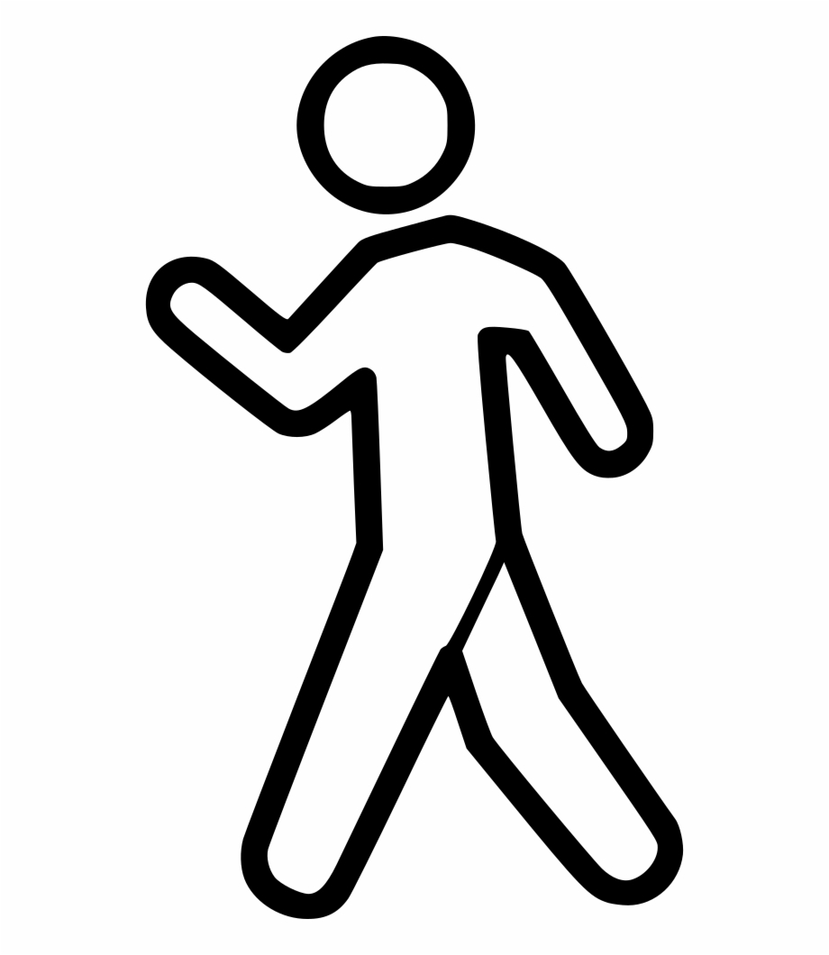 Person Walking Icon at Vectorified.com | Collection of Person Walking ...