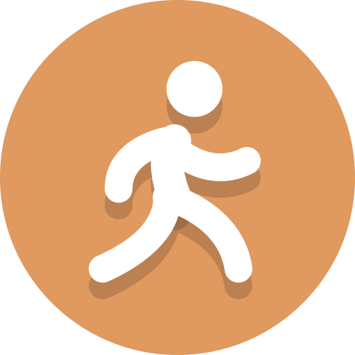 512x512 Person, Running, Walking Icon