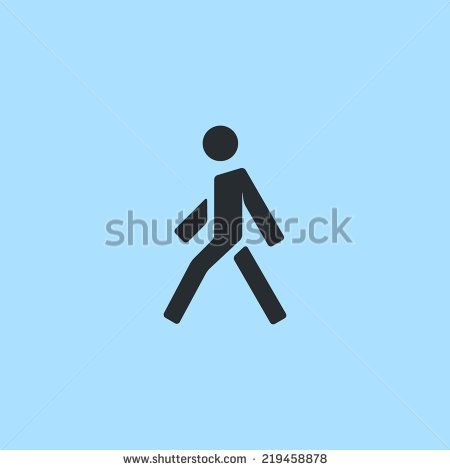 450x470 Common Pedestrian Icon Man Walking