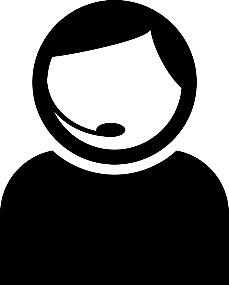 788x980 Person Of A Call Center In Communication With Headphones